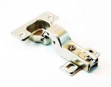 HINGE 111-110° opening middle crank mm2 screw on fixing plate